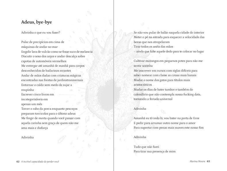 A incrível capacidade de perder você: poemas de luto amoroso